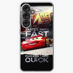 Lightning McQueen Comic style Design Samsung Galaxy Soft Case
