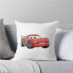 Smile Mcqueen Throw Pillow