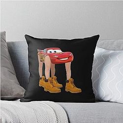 Lightning McQueen Throw Pillow