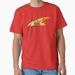 Lightning McQueen Team 95 Flames Classic T-Shirt