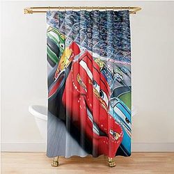 Cars Lightning McQueen Shower Curtain
