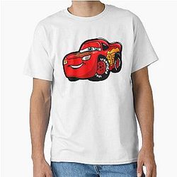 Cute Cartoon Lightning McQueen Classic T-Shirt