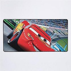 race Lightning McQueen Desk Mat