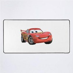 Smile Lightning McQueen Desk Mat