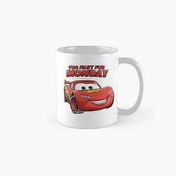 Lightning McQueen Car Sticker, Cool Racing Car Vinyl, Classic Caracons Design. Classic Mug