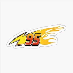 Lightning McQueen Team 95 Flames