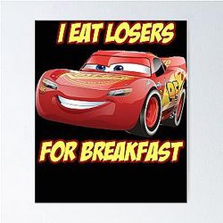 Lightning Mcqueen Cars Poster