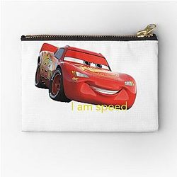 Lightning McQueen I Am Speed Meme Zipper Pouch