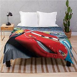 Lightning McQueen Throw Blanket