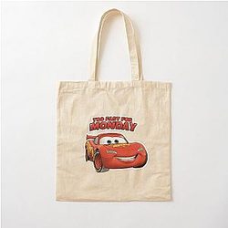 Lightning McQueen Car Sticker, Cool Racing Car Vinyl Banner Tote Bag