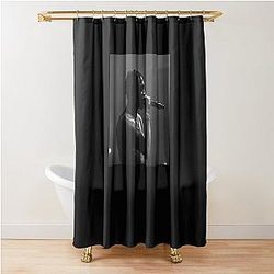 Lil Tjay Black Classic Shower Curtain