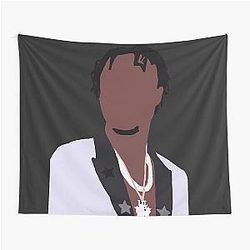 Lil Tjay Silhouette Tapestry