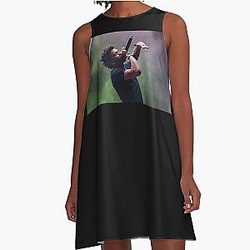 Lil Tjay 2021 A-Line Dress