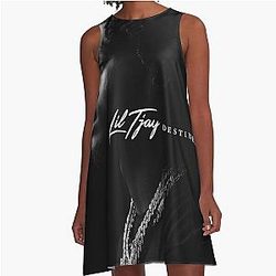 Lil Tjay Black Music Dress