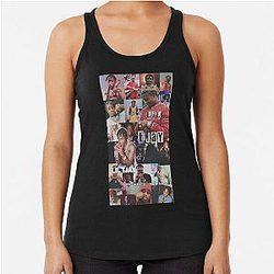 Lil Tjay College Racerback Tank Top