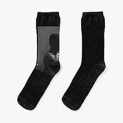 Lil Tjay Black Classic Socks