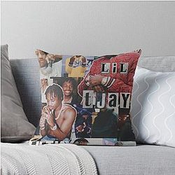 Lil Tjay College Throw Pillow