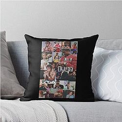 Lil Tjay College Throw Pillow