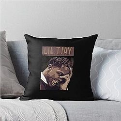 Lil Tjay Rapper Throw Pillow