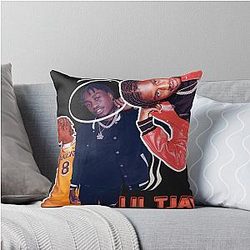 Lil Tjay Throw Pillow