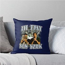 Lil Tjay Shirt Throw Pillow