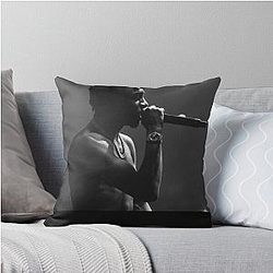 Lil Tjay Black Classic Throw Pillow