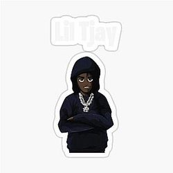 Lil Tjay Hoodie Sticker