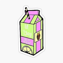 Lil Tjay Logo Sticker