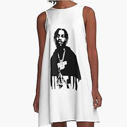 Lil Tjay rapper A-Line Dress