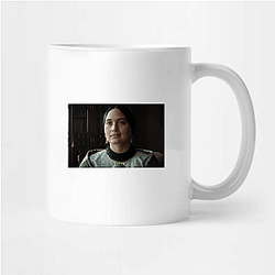 Red Carpet Queen Lily Gladstone Mugs