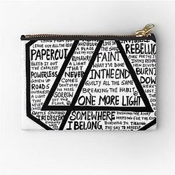 Linkin Park Tracklist Zipper Pouch