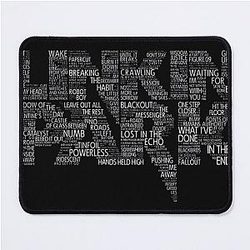 Linkin Park Lyrics Mouse Pad