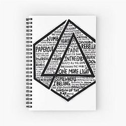 Linkin Park Tracklist Spiral Notebook