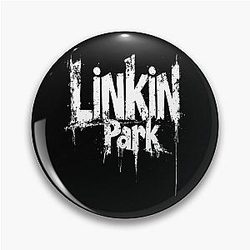 Linkin Park Distressed Logo Pin