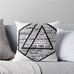 Linkin Park Tracklist Art Pillow