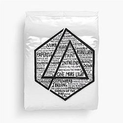 Linkin Park Tracklist Duvet Cover