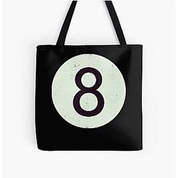Gallagher 8 Ball All Over Print Tote Bag