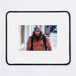 Liver King eats raw organ meats Liver King Mouse Pads