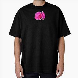 Liv Tyler Tea Rose Black Oversized T-Shirt