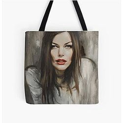 Liv Tyler All Over Print Tote Bag