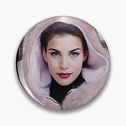 Liv Tyler Art Pin