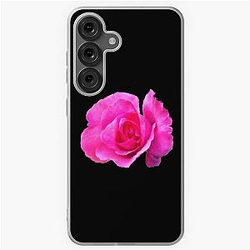 Liv Tyler Tea Rose on a Black Galaxy Soft Case