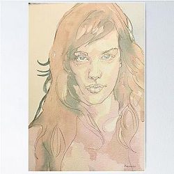 Arwen Original Portrait of Lord of Rings Actress Liv Tyler Poster