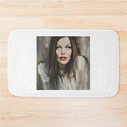 portrait of Liv Tyler bath mat