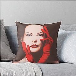 Red Liv Tyler Pillow