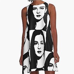Liv Tyler A Line Dress