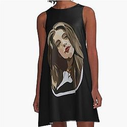 Liv Tyler A Line Dress