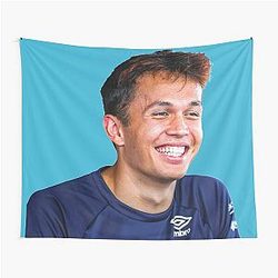 Alex Albon F1 Driver Smiling with Logan Sargeant Williams F1 TeamTeammate