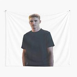 Logan Sargeant F1 Driver in Casual Black Tee Williams F1 Team Alex Albon Tease