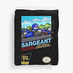 Logan Sargeant Formula F1 Duvet Cover